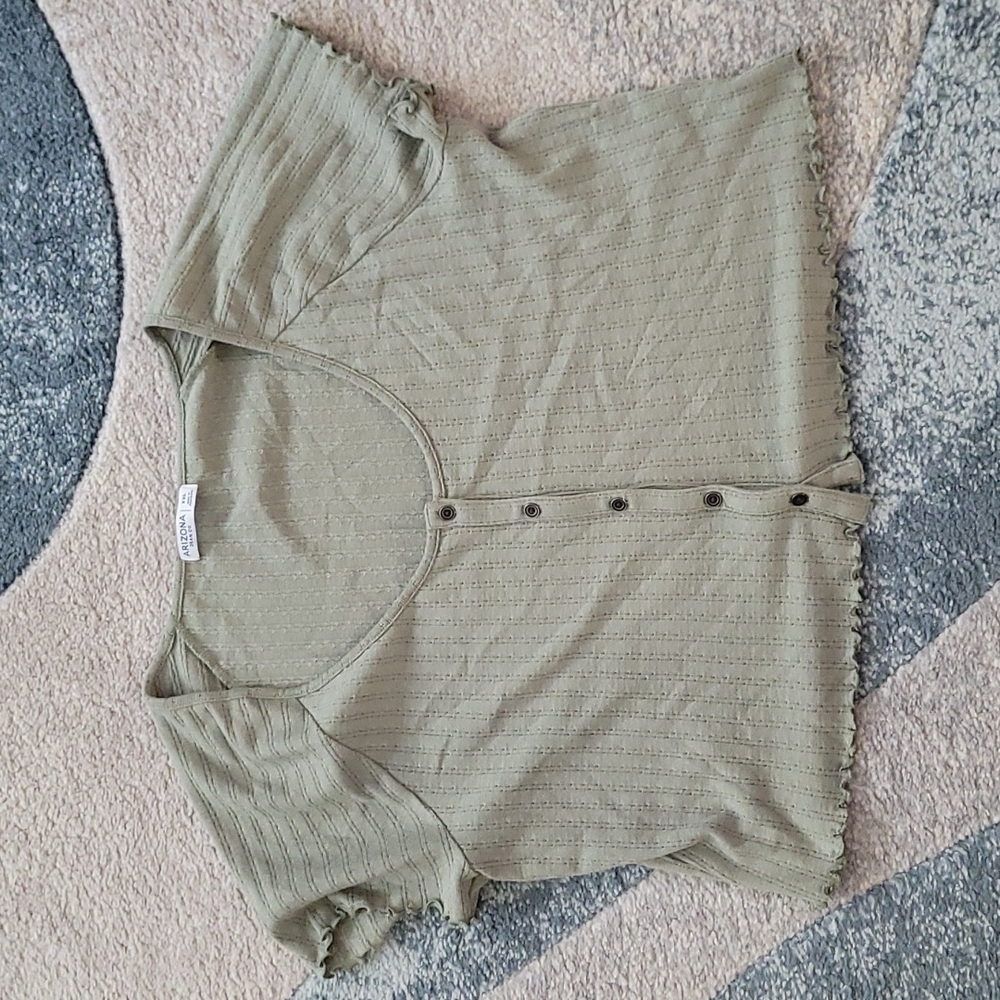 Arizon Jean Co Ribbed Crop Tee